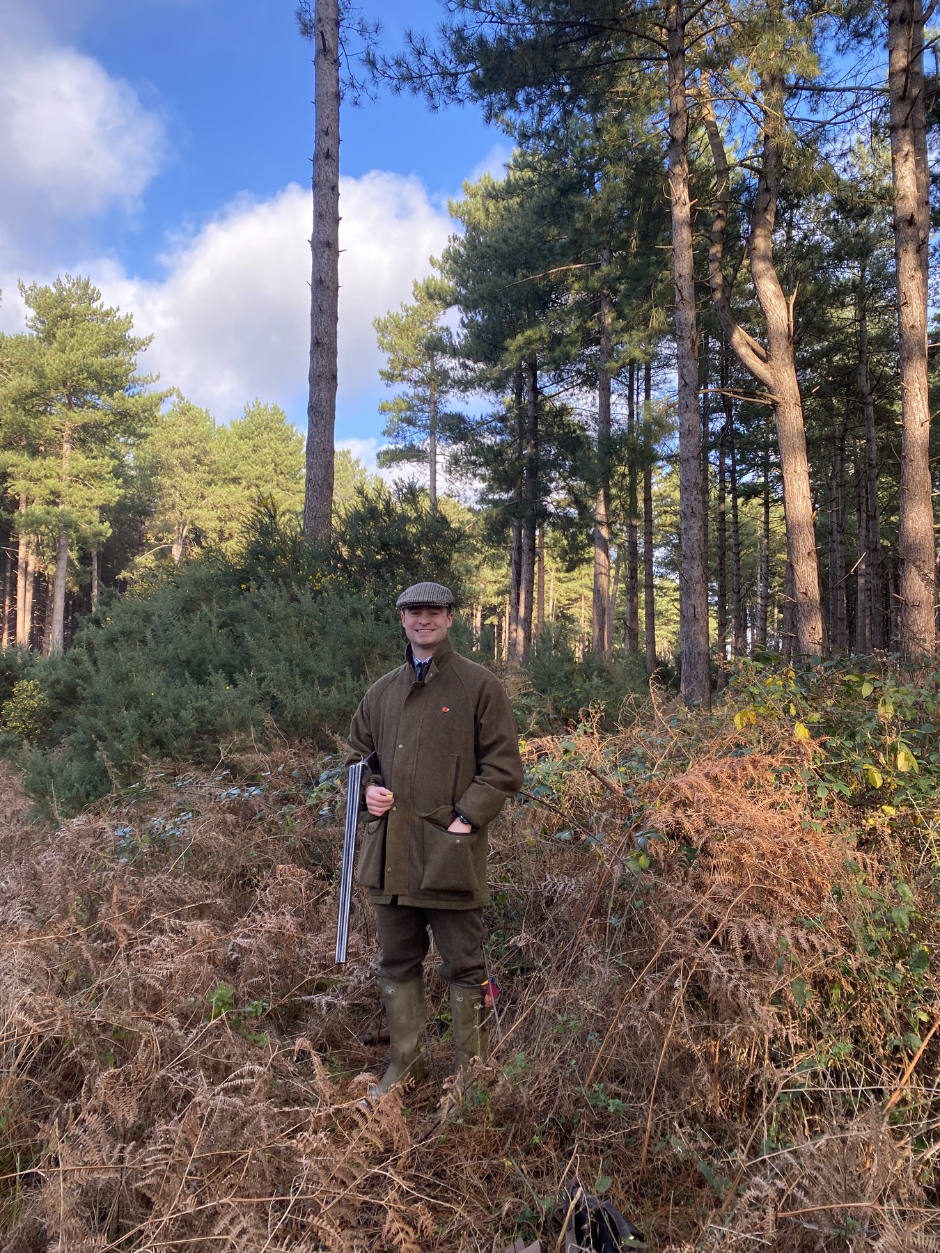 Walking the woods between drives